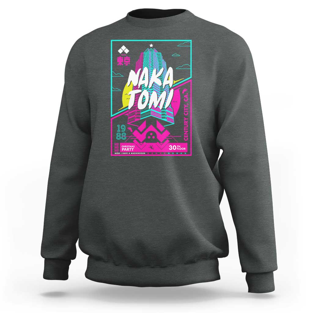 Nakatomi Plaza Sweatshirt Party 1988 Christmas Jumper Xmas Funny 80's Die Movie Bruce - Wonder Print Shop