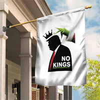 Funny Christmas No Kings in America Garden Flag - undefined