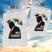 Funny Christmas No Kings in America Garden Flag - undefined