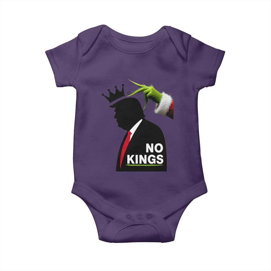 Funny Christmas No Kings in America Baby Onesie - Wonder Print Shop