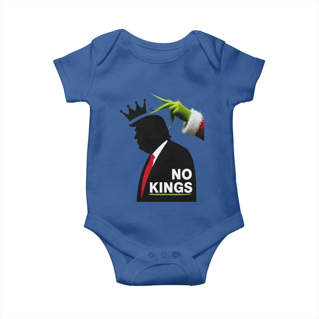Funny Christmas No Kings in America Baby Onesie - Wonder Print Shop