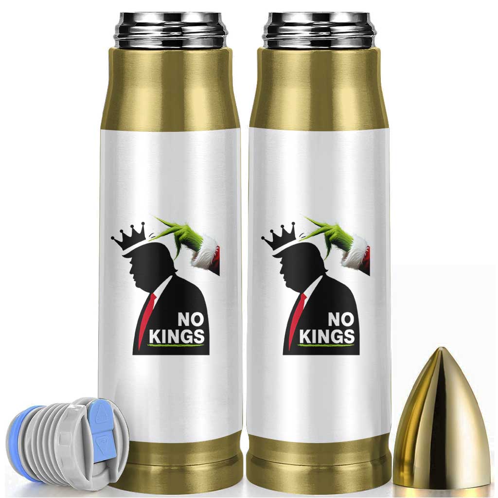 Funny Christmas No Kings in America Bullet Tumbler - Wonder Print Shop