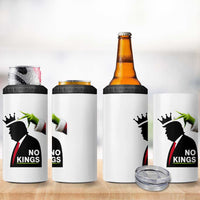 Funny Christmas No Kings in America 4 in 1 Can Cooler Tumbler - Wonder Print Shop