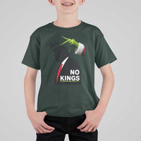 Funny Christmas No Kings in America T Shirt For Kid - Wonder Print Shop