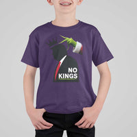 Funny Christmas No Kings in America T Shirt For Kid - Wonder Print Shop