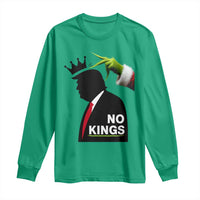 Funny Christmas No Kings in America Long Sleeve Shirt - Wonder Print Shop