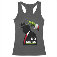 Funny Christmas No Kings in America Racerback Tank Top - Wonder Print Shop
