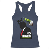 Funny Christmas No Kings in America Racerback Tank Top - Wonder Print Shop