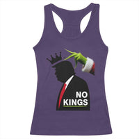 Funny Christmas No Kings in America Racerback Tank Top - Wonder Print Shop