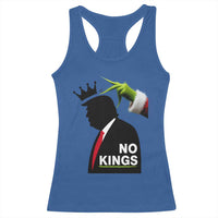 Funny Christmas No Kings in America Racerback Tank Top - Wonder Print Shop
