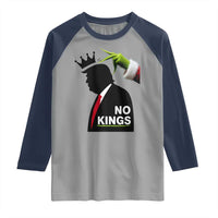 Funny Christmas No Kings in America Raglan Shirt - Wonder Print Shop