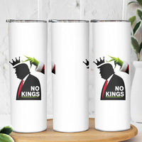 Funny Christmas No Kings in America Skinny Tumbler - Wonder Print Shop