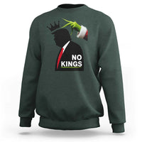 Funny Christmas No Kings in America Sweatshirt - Wonder Print Shop