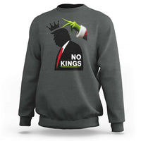 Funny Christmas No Kings in America Sweatshirt - Wonder Print Shop