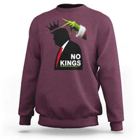 Funny Christmas No Kings in America Sweatshirt - Wonder Print Shop