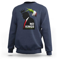 Funny Christmas No Kings in America Sweatshirt - Wonder Print Shop