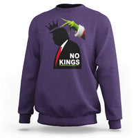 Funny Christmas No Kings in America Sweatshirt - Wonder Print Shop