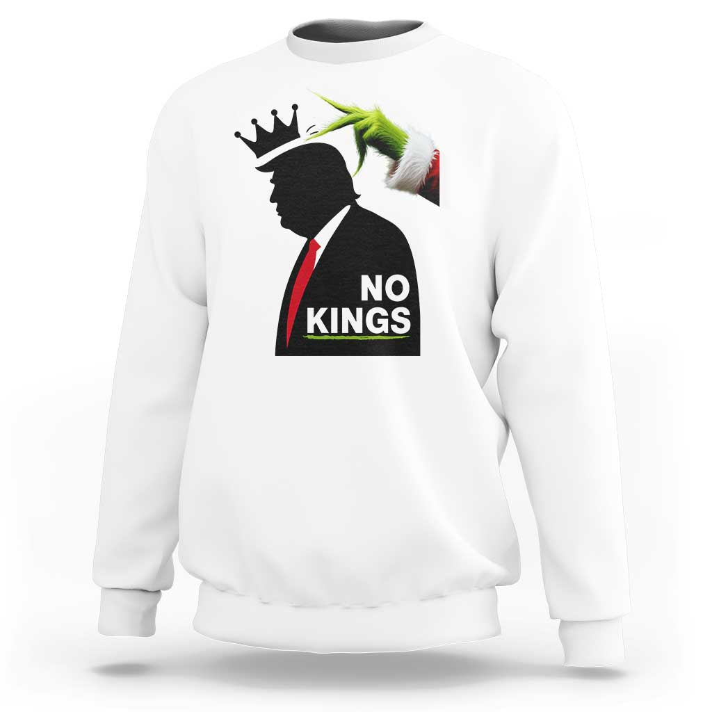 Funny Christmas No Kings in America Sweatshirt TS10