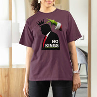 Funny Christmas No Kings in America T Shirt For Women - Wonder Print Shop