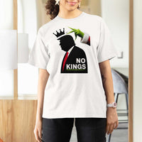 Funny Christmas No Kings in America T Shirt For Women TS10