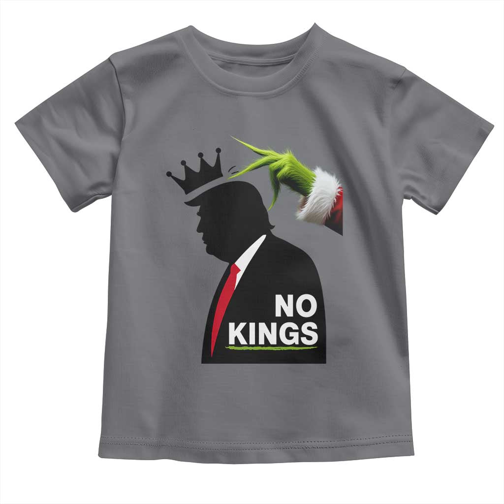 Funny Christmas No Kings in America Toddler T Shirt - Wonder Print Shop