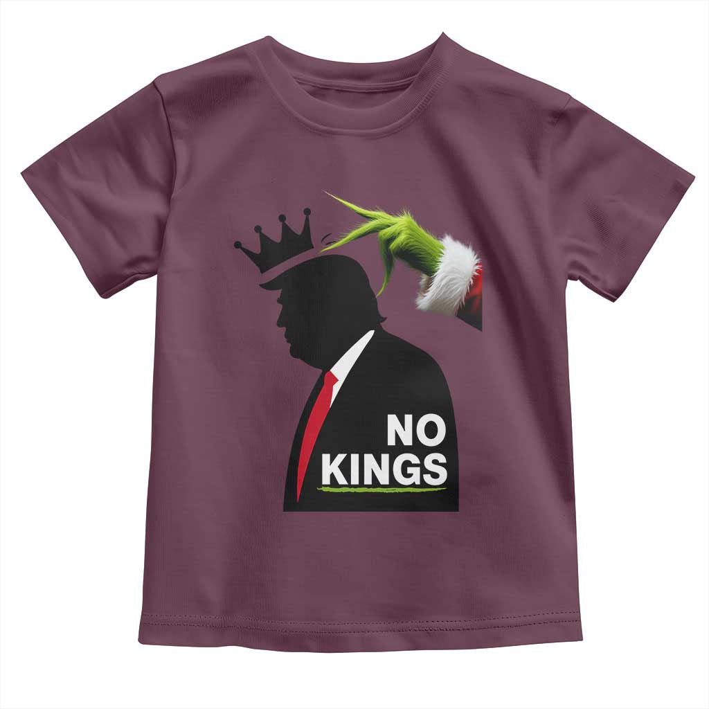Funny Christmas No Kings in America Toddler T Shirt - Wonder Print Shop