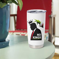 Funny Christmas No Kings in America Tumbler Cup - Wonder Print Shop