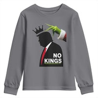 Funny Christmas No Kings in America Youth Sweatshirt - Wonder Print Shop