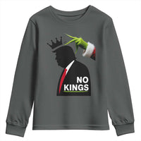 Funny Christmas No Kings in America Youth Sweatshirt - Wonder Print Shop
