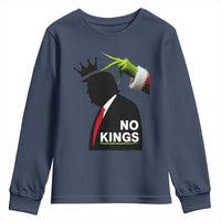 Funny Christmas No Kings in America Youth Sweatshirt - Wonder Print Shop