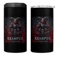 Krampus Is Coming To Town 4 in 1 Can Cooler Tumbler Gothic Dark Xmas Gift Horror Holiday - Wonder Print Shop