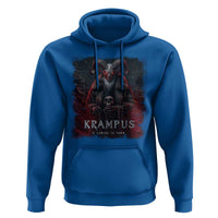 Krampus Is Coming To Town Hoodie Gothic Dark Xmas Gift Horror Holiday - Wonder Print Shop