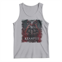 Krampus Is Coming To Town Tank Top Gothic Dark Xmas Gift Horror Holiday - Wonder Print Shop