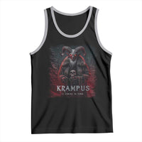 Krampus Is Coming To Town Tank Top Gothic Dark Xmas Gift Horror Holiday - Wonder Print Shop