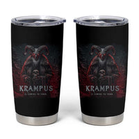 Krampus Is Coming To Town Tumbler Cup Gothic Dark Xmas Gift Horror Holiday - Wonder Print Shop