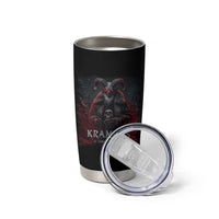 Krampus Is Coming To Town Tumbler Cup Gothic Dark Xmas Gift Horror Holiday - Wonder Print Shop