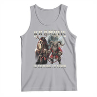 Krampus Is Coming To Town Tank Top Vintage Gothic Dark Xmas Gift Horror Holiday - Wonder Print Shop