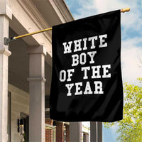 White Boy Of The Year Garden Flag Funny Gift For Him - Wonder Print Shop