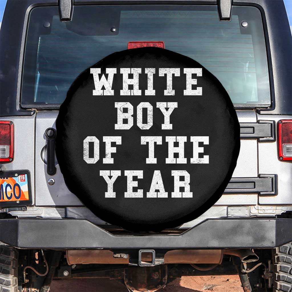 White Boy Of The Year Spare Tire Cover Funny Gift For Him - Wonder Print Shop