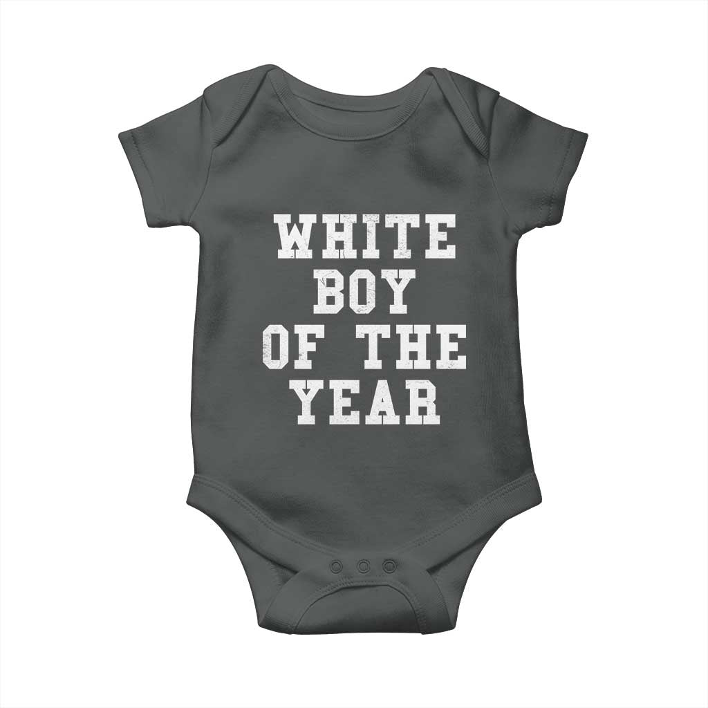 White Boy Of The Year Baby Onesie Funny Gift For Him - Wonder Print Shop