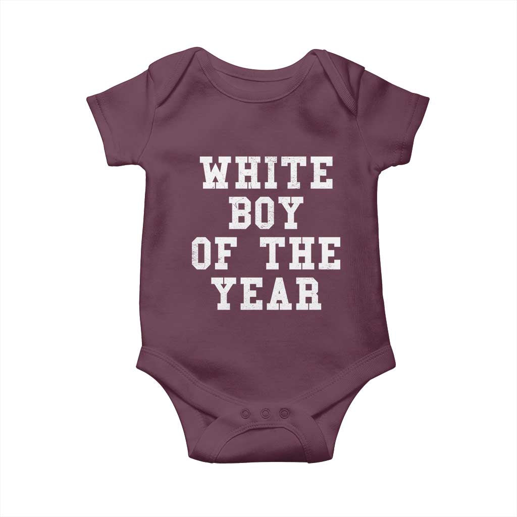 White Boy Of The Year Baby Onesie Funny Gift For Him - Wonder Print Shop