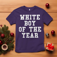 White Boy Of The Year T Shirt Funny Gift For Him - Wonder Print Shop