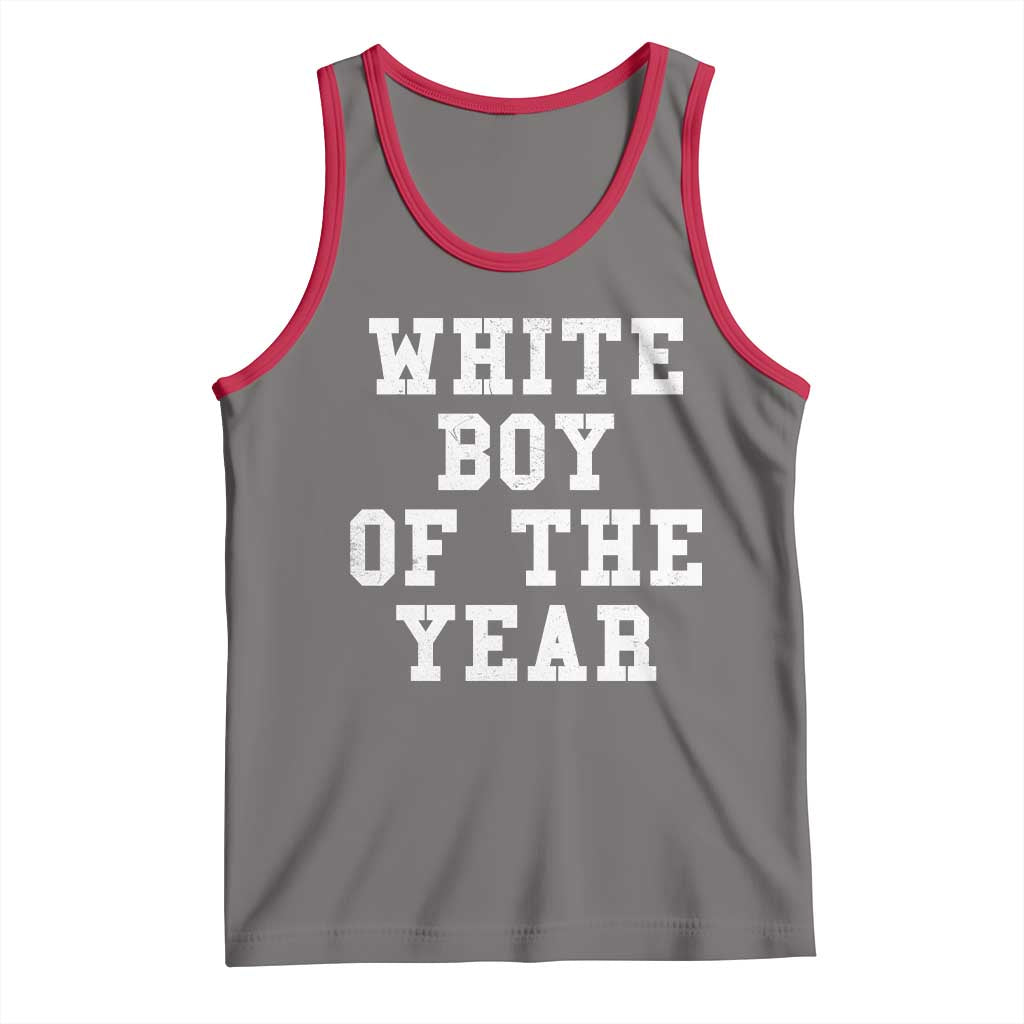 White Boy Of The Year Tank Top Funny Gift For Him - Wonder Print Shop