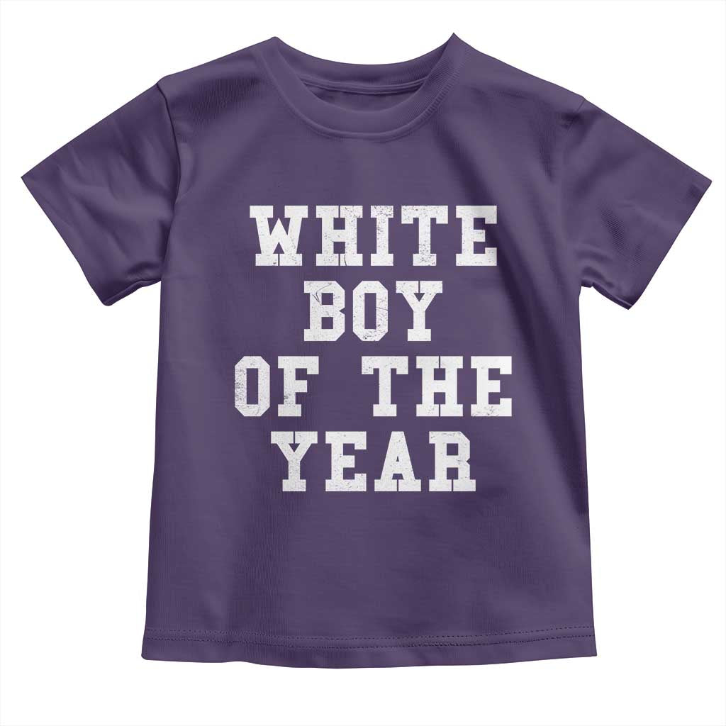 White Boy Of The Year Toddler T Shirt Funny Gift For Him - Wonder Print Shop