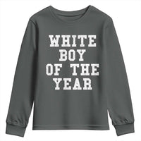 White Boy Of The Year Youth Sweatshirt Funny Gift For Him - Wonder Print Shop
