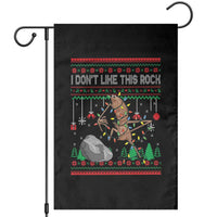 Christmas Marcus The Worm Meme Garden Flag I Dont Like This Rock Brainrot Funny Ugly Xmas - Wonder Print Shop
