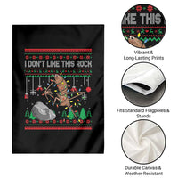 Christmas Marcus The Worm Meme Garden Flag I Dont Like This Rock Brainrot Funny Ugly Xmas - Wonder Print Shop