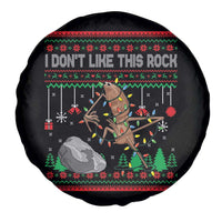 Christmas Marcus The Worm Meme Spare Tire Cover I Dont Like This Rock Brainrot Funny Ugly Xmas - Wonder Print Shop