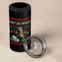 Christmas Marcus The Worm Meme 4 in 1 Can Cooler Tumbler I Dont Like This Rock Brainrot Funny Ugly Xmas - Wonder Print Shop