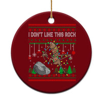 Christmas Marcus The Worm Meme Ceramic Ornament I Dont Like This Rock Brainrot Funny Ugly Xmas - Wonder Print Shop